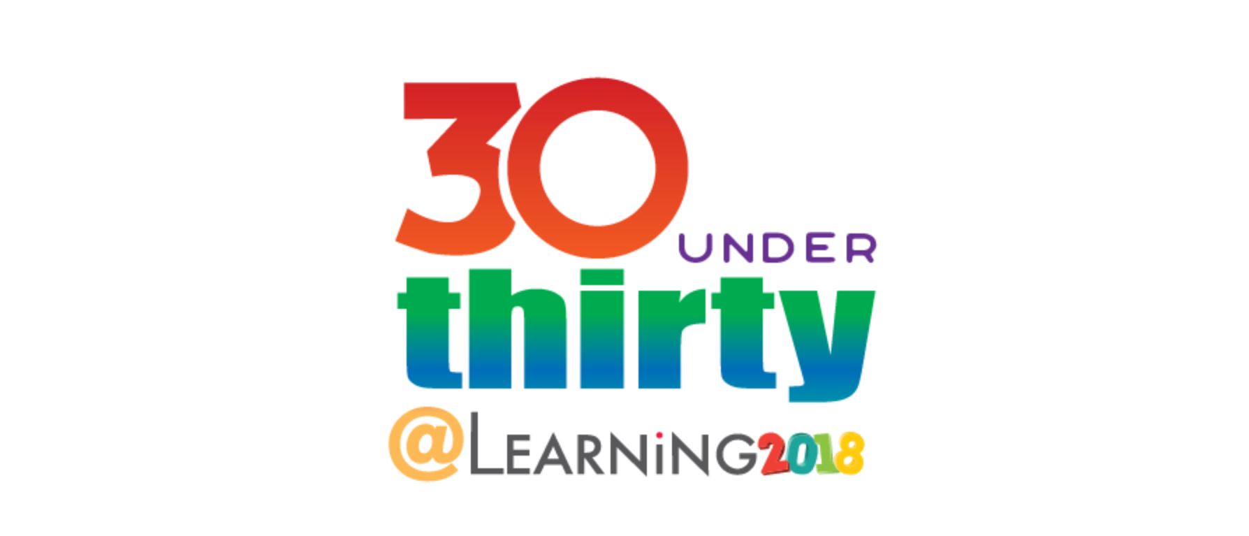 30 under 30 Learning 2018